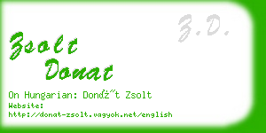zsolt donat business card